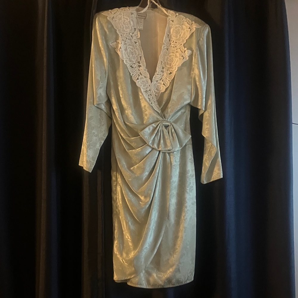 Scott McClintock Ivory Lace Dress